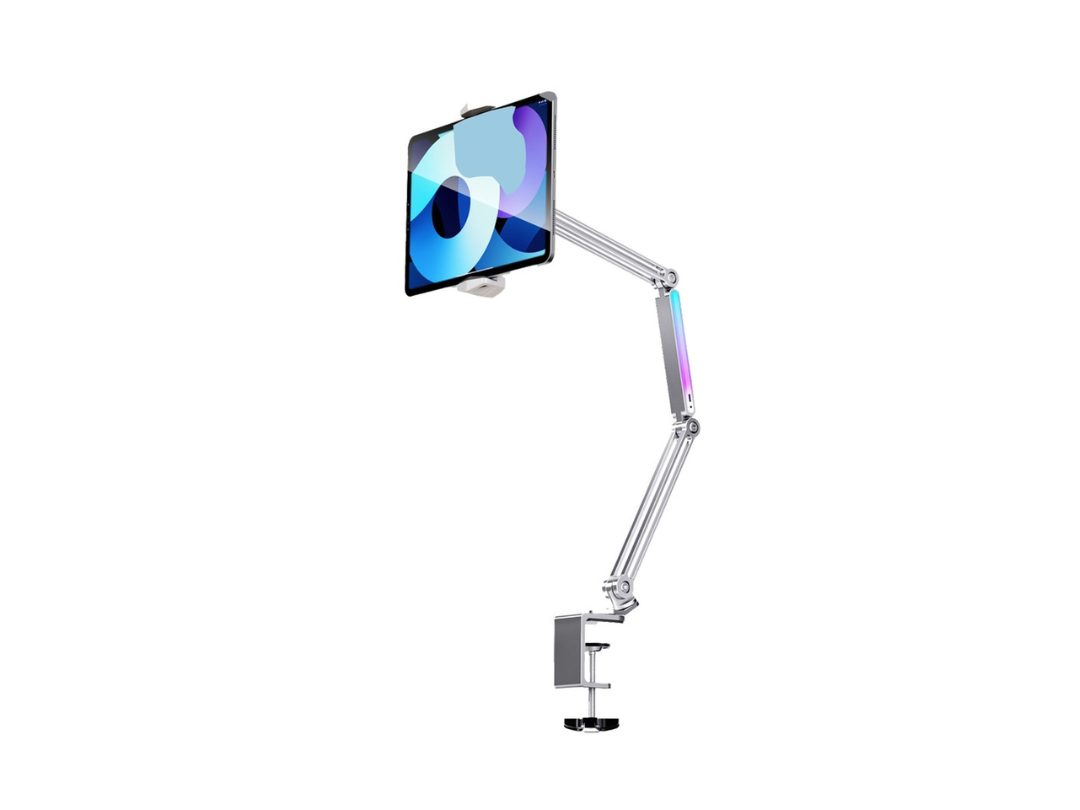 Buy Porodo Aluminum Desk Mount – RGB & 360° View |in Qatar Buy Porodo Aluminum Desk Mount – RGB & 360° View |in Qatar